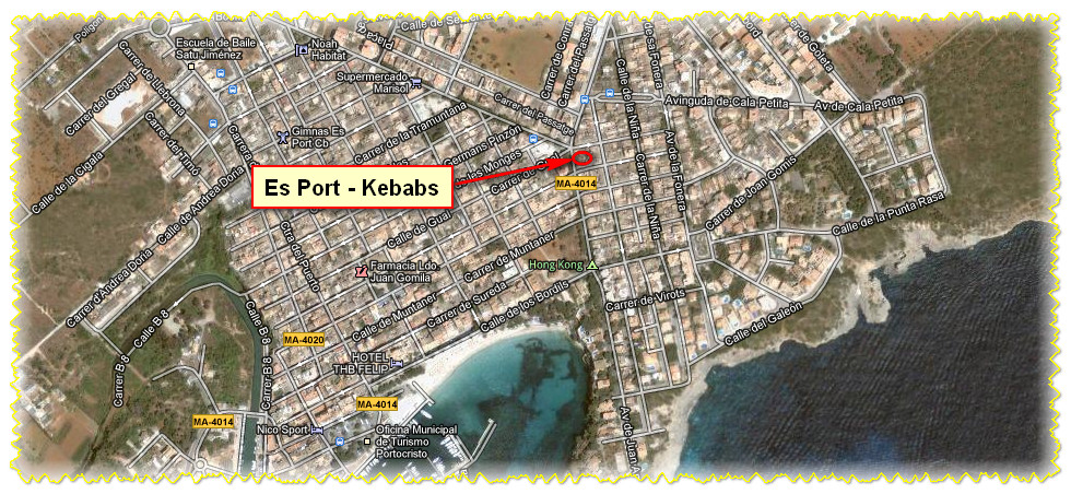 Doner Kebabs Takeaways Mallorca  Doner Kebab Comidas para llevar Mallorca  Dner Takeaways Porto Cristo Mallorca Spain