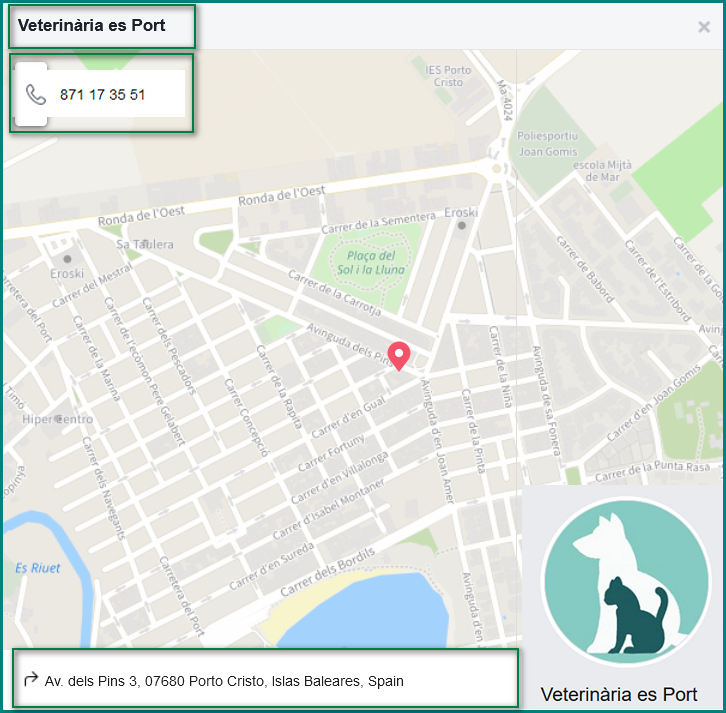 VET Surgery Veterinarians Porto Cristo in out service Pets Health Experts location